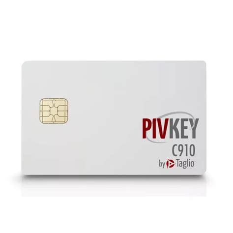 smart card kopen|Taglio PIVKey C910 Certificate Based PKI Smart Card .